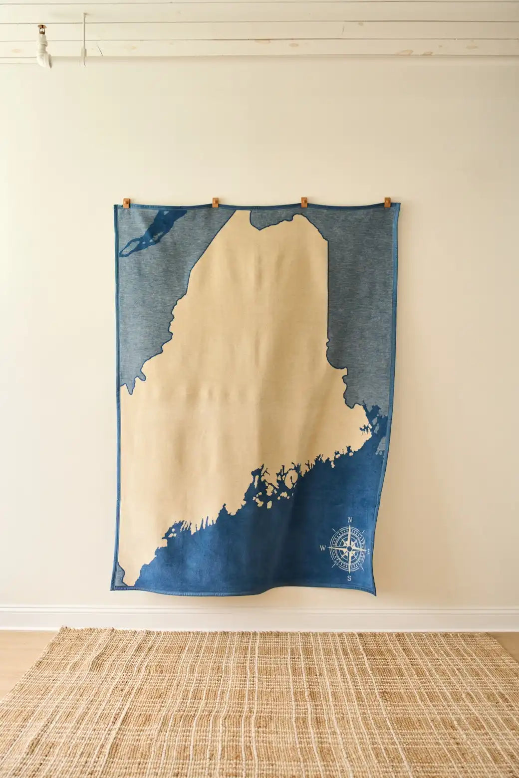 Maine Map Blanket