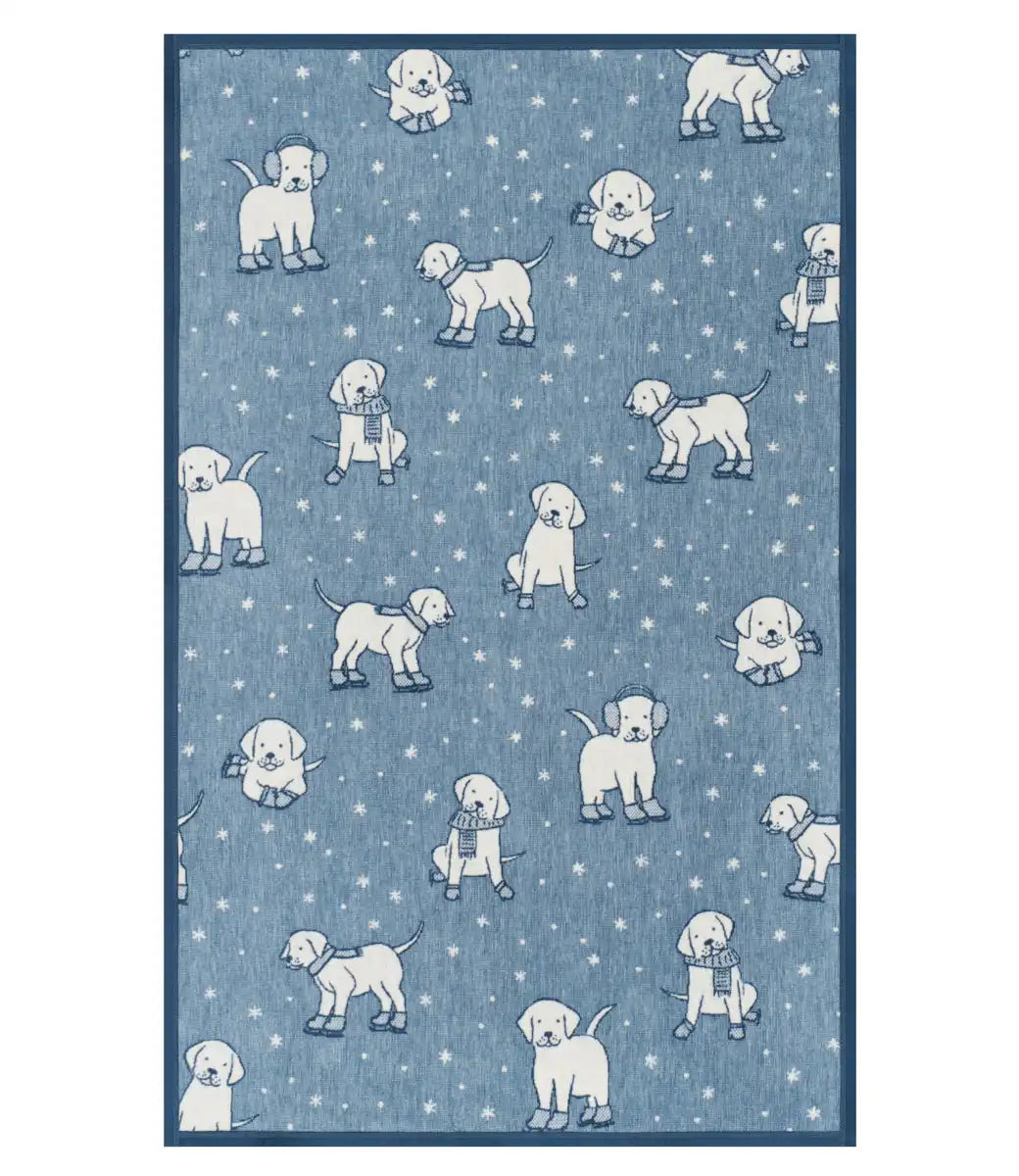 Winter Puppies Midi Blanket