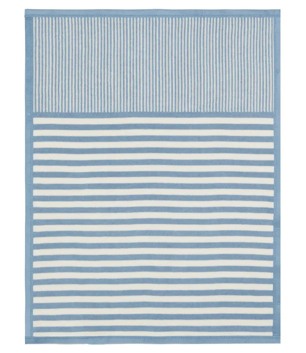 Sweet Pea Stripe Fog Mini Blanket