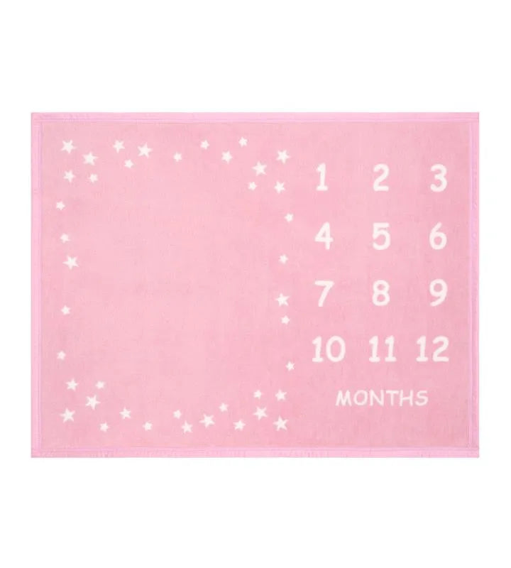 Milestone Mini Blush Blanket