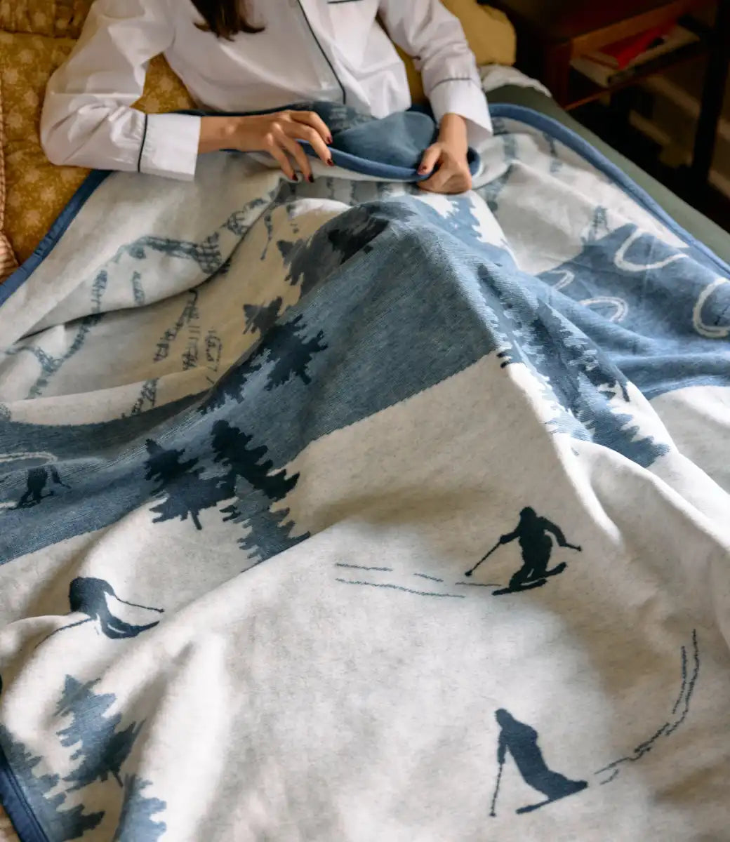 Ski First Tracks Blanket